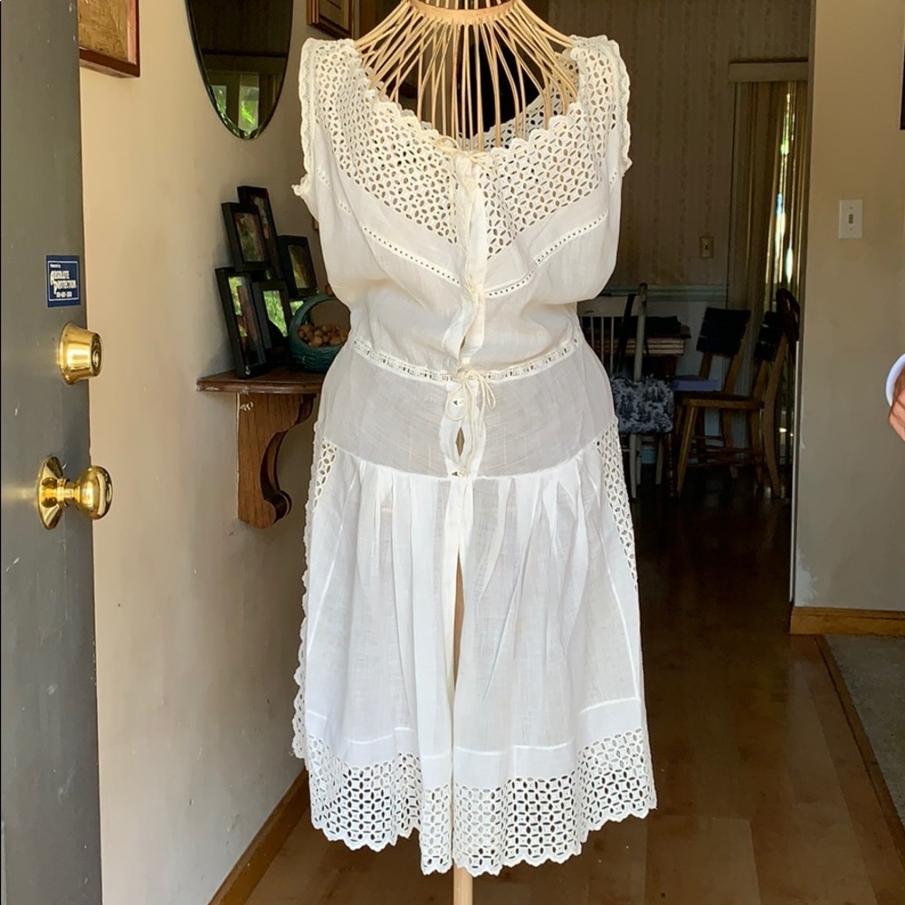 Victorian Combination.  Beautiful vintage slip.